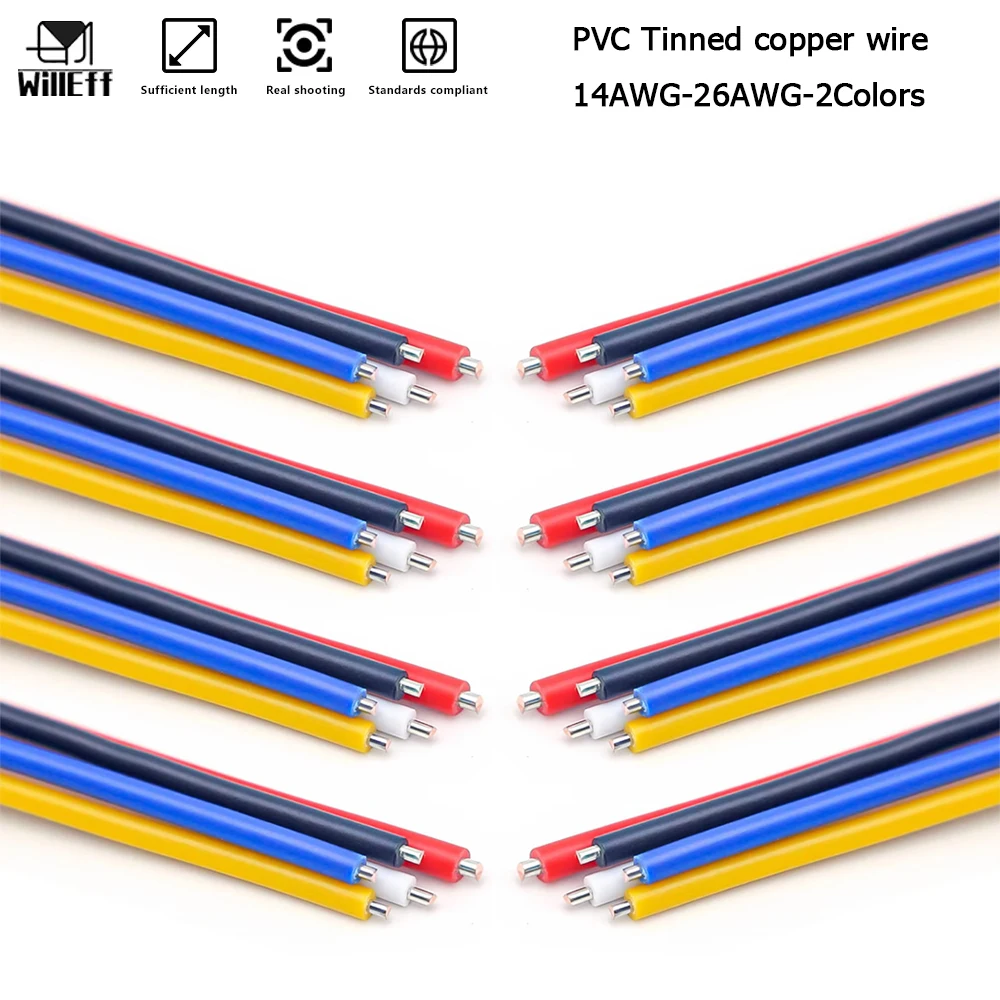 PVC Electrical wires Single-core Tin-plated copper wire Copper wire with tin coating Single-core sensor signal Electric cable