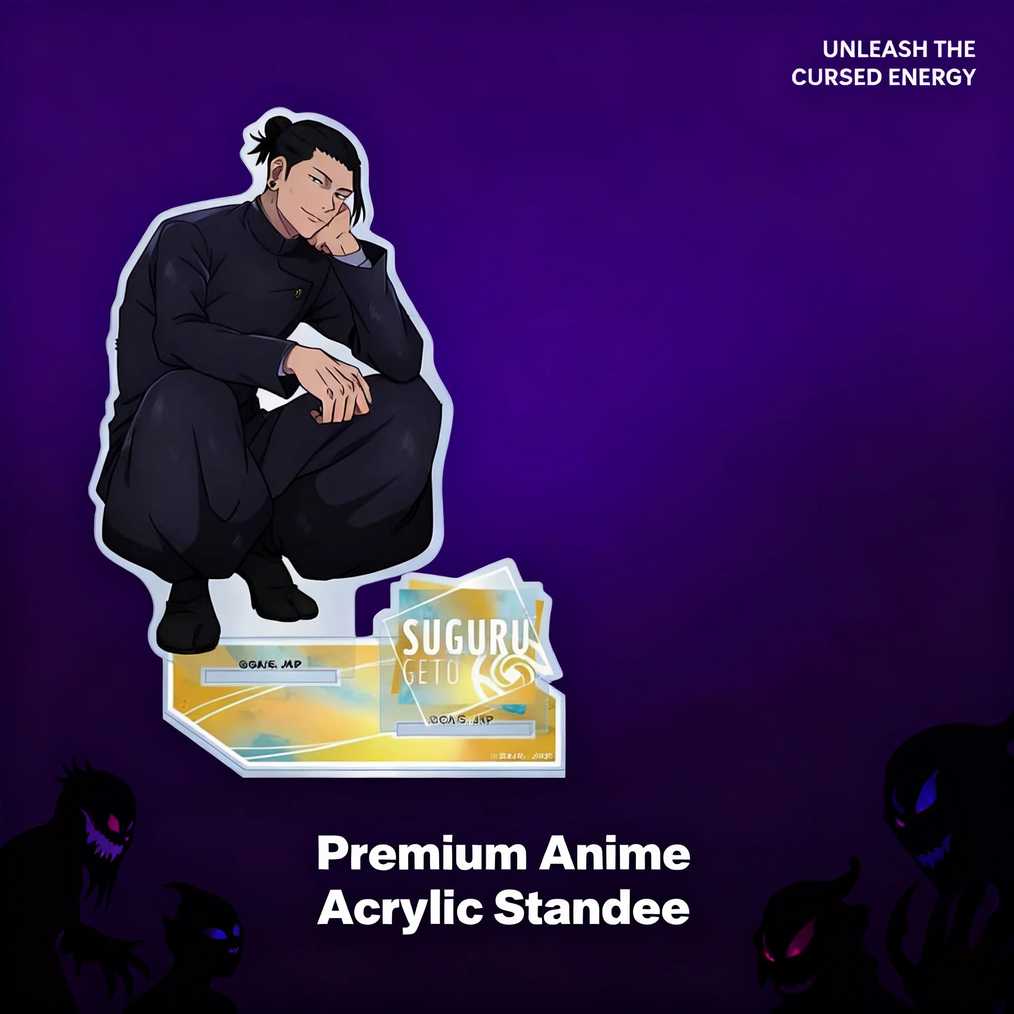 

Anime Acrylic Stand Figures Jujutsu Kaisen Merchandise Satoru Gojo Suguru Geto Convention Exhibition Display Collectible Gift