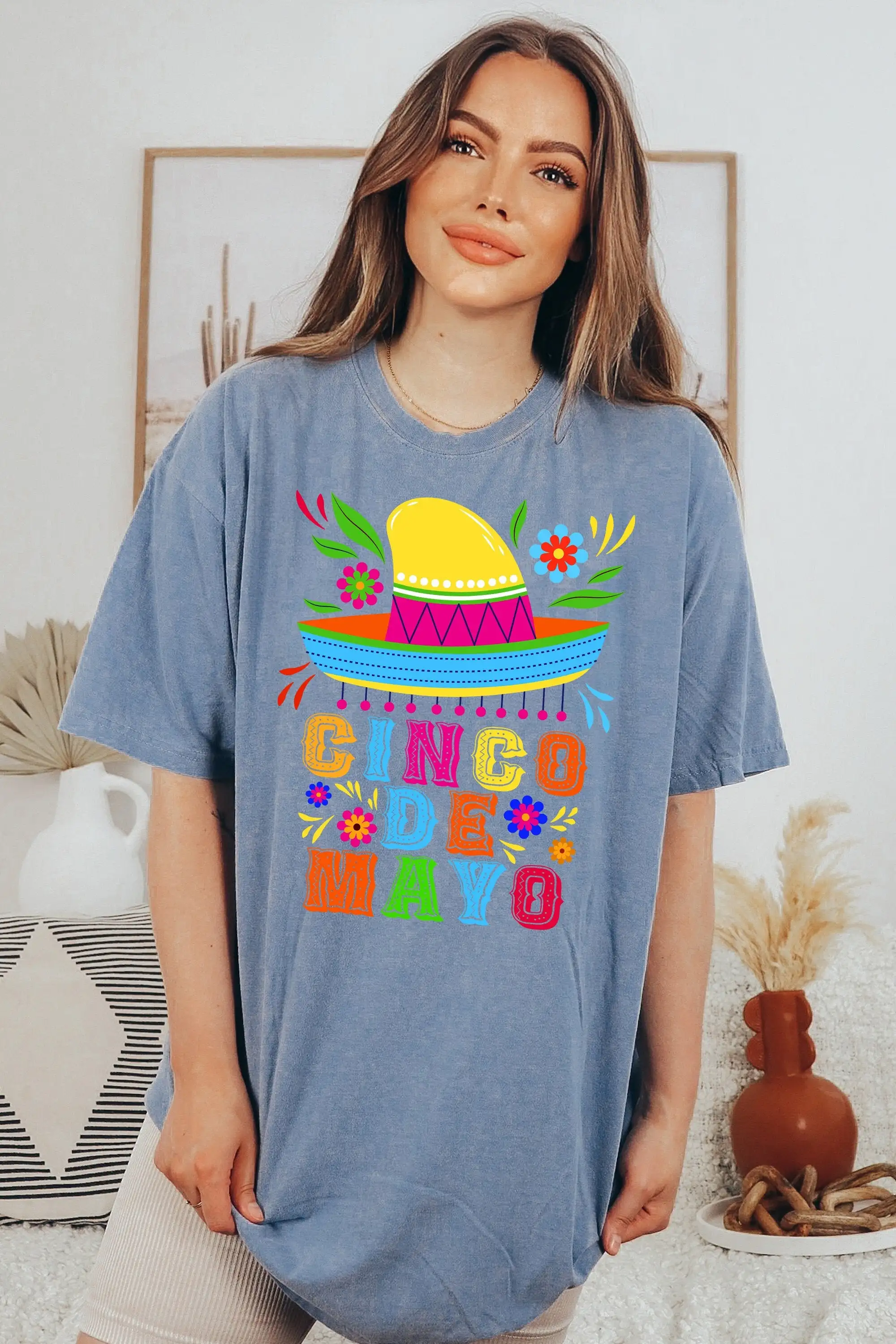 Retro Comfort Colors Cinco De Mayo T Shirt Mexico Celebration Funny Independence Day