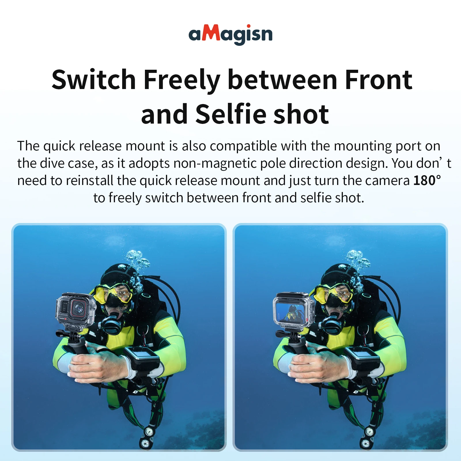 60M Waterproof Housing Case For Insta 360 Ace Pro 2/Ace Pro/Ace Anti-Scratch Diving Cover Sports Camera Accessories