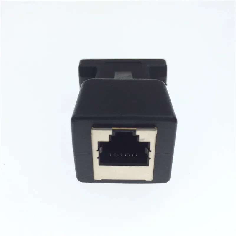 New Arrival DB9 RS232 Male/Female To RJ45 Female Adapter COM Port To LAN Ethernet Port Converter