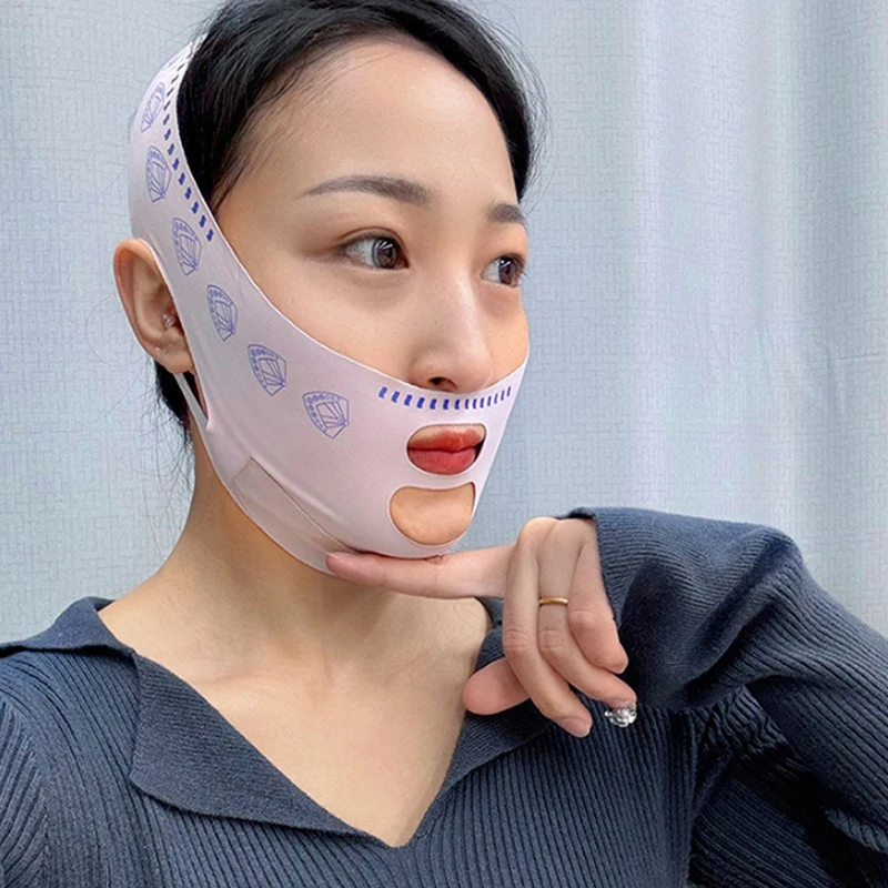 Women Chin Cheek Face Slimming Bandage Lift Up Belt Bilayer V Line Face Shaper Facial Anti Wrinkle Strap Skin Care Beauty Tools