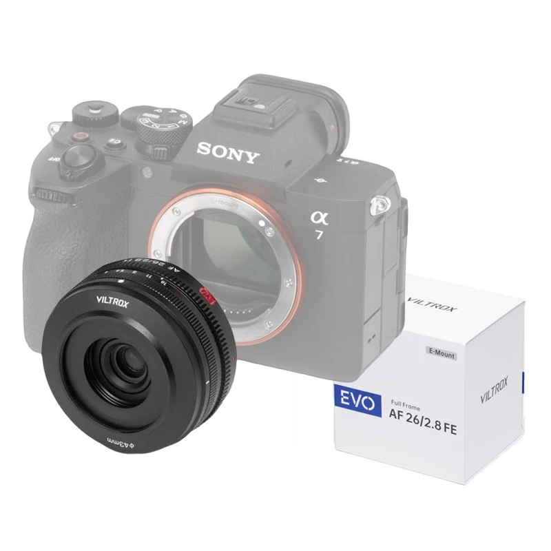 NEUES VILTROX AF 26mm F2.8 EVO Autofokus-Objektiv Vollformat Ultra-dünnes Kameraobjektiv für Sony FE Nikon Z Mount spiegellose Kameras