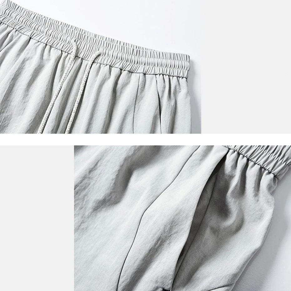 8XL Plus Size Cargo Shorts Men Summer Shorts Fashion Casual Multiple Pockets Short Pants Elastic Waist Male Big Size 8XL