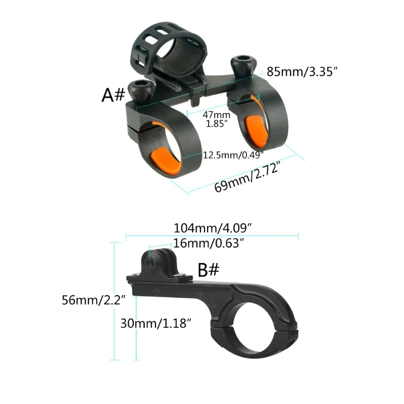 Rotation Cycling Clip Clamp Flashlight Mount Holder Universal  Bike LED Light Flashlight Torch Mount Holder