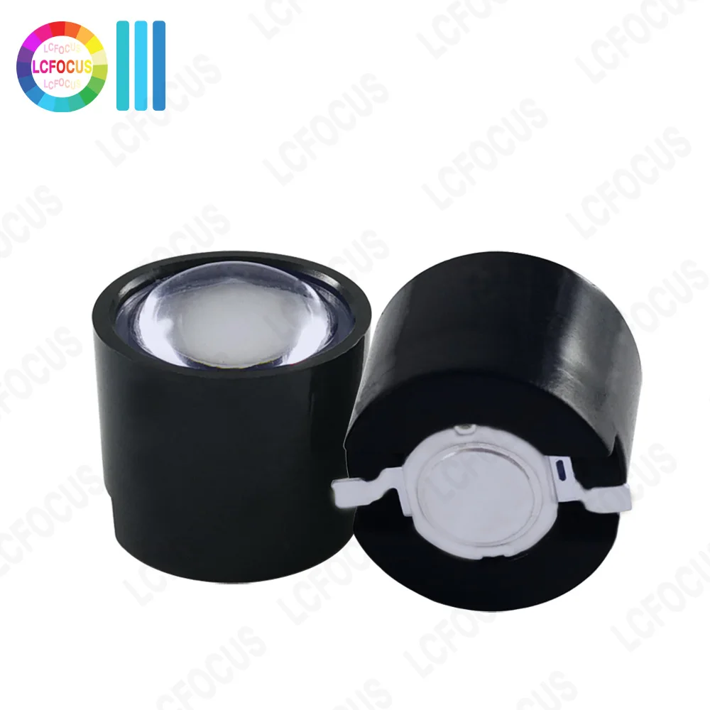 15 45 Degrees IR LED Lens Focus Reflector Collimator 14.5mm with Black Holder For 1W 3W 5W High Power Star COB Lamp Light Beads
