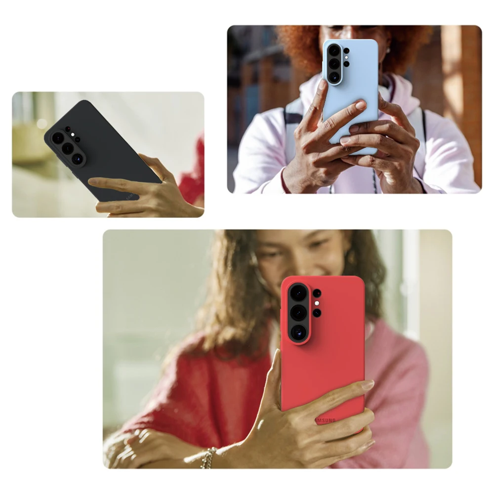 Oryginalne etui do Samsung Galaxy S26 Ultra, wysokiej jakości miękka silikonowa obudowa, osłona i pudełko na Samsung Galaxy S26 U. — zdjęcie produktu 2