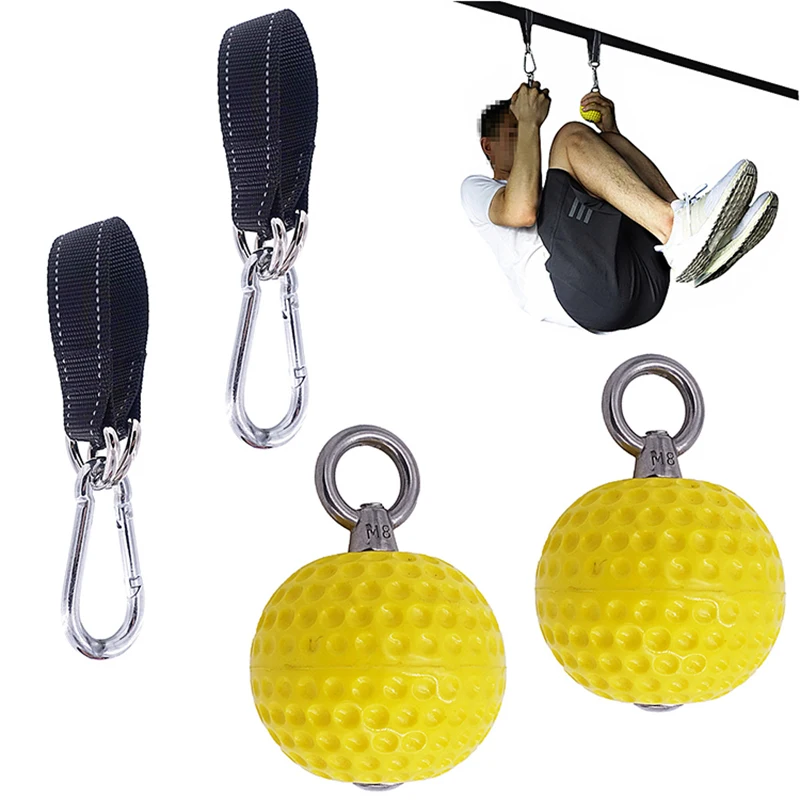 Hanging Climbing Pull-up Grip Ball Finger Strengthener Anti-slip Hand Trainer Sport Forearm Exerciser Professional Gym Equipment