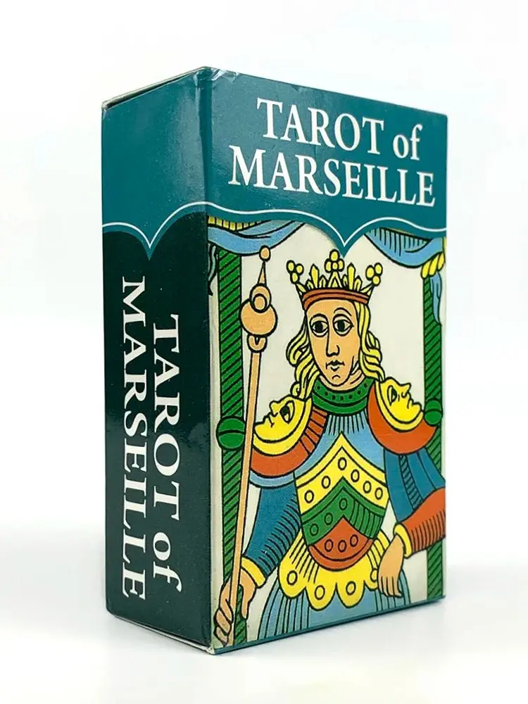 Tarot de Marseille Mini Marseille Tarot 78 cartes Deck Jeu de société de poche Jeux de vacances Halloween Noël et cadeaux de Thanksgiving