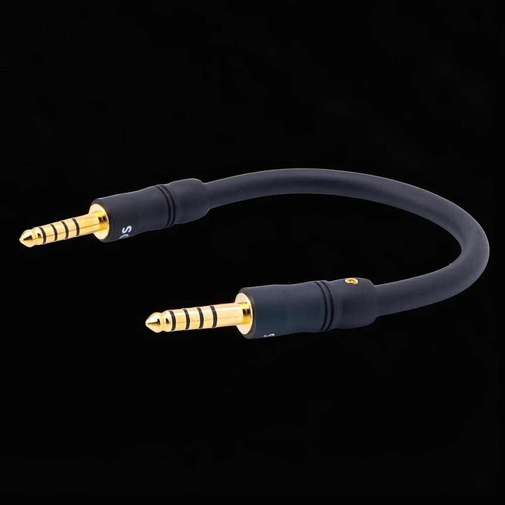 ■Japan Mogami Hifi OFC 4.4mm Balanced Male to 4.4mm Balanced Audio Adapter Cable Gold Plug 4.4 Male to Male Adapter