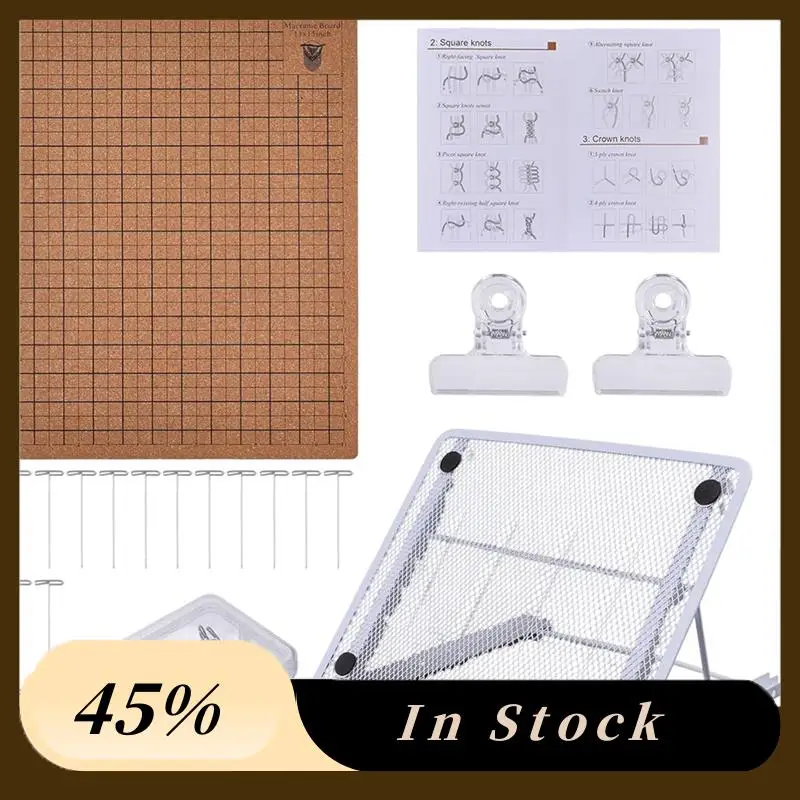 

A60zfor Принадлежности для плетения макраме-12X16 дюймов Набор досок для макраме с зажимами для булавок, регулируемой металлической подставкой, деревянной проектной доскиmay