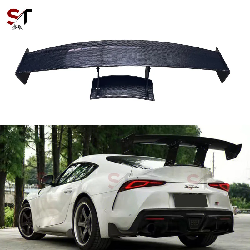

Suitable for Toyota SUORA A90 A91 carbon fiber VRS rear wing Bull Demon King fixed wind wing spoiler modification