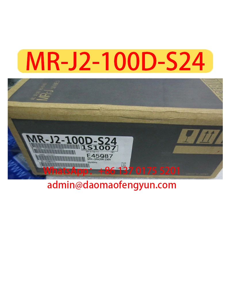 

MR-J2-100D-S24 Brand New Servo Drive MR J2 100D S24，Fast shipping