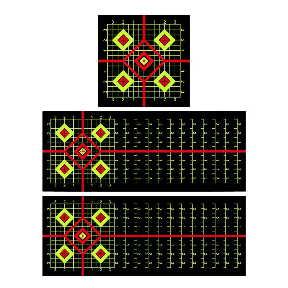 25 stücke 8-zoll Splatter Klebe Ziele Aufkleber Bogenschießen Schießen Ziel Ziel Ausbildung Liefert Aufkleber X4K4