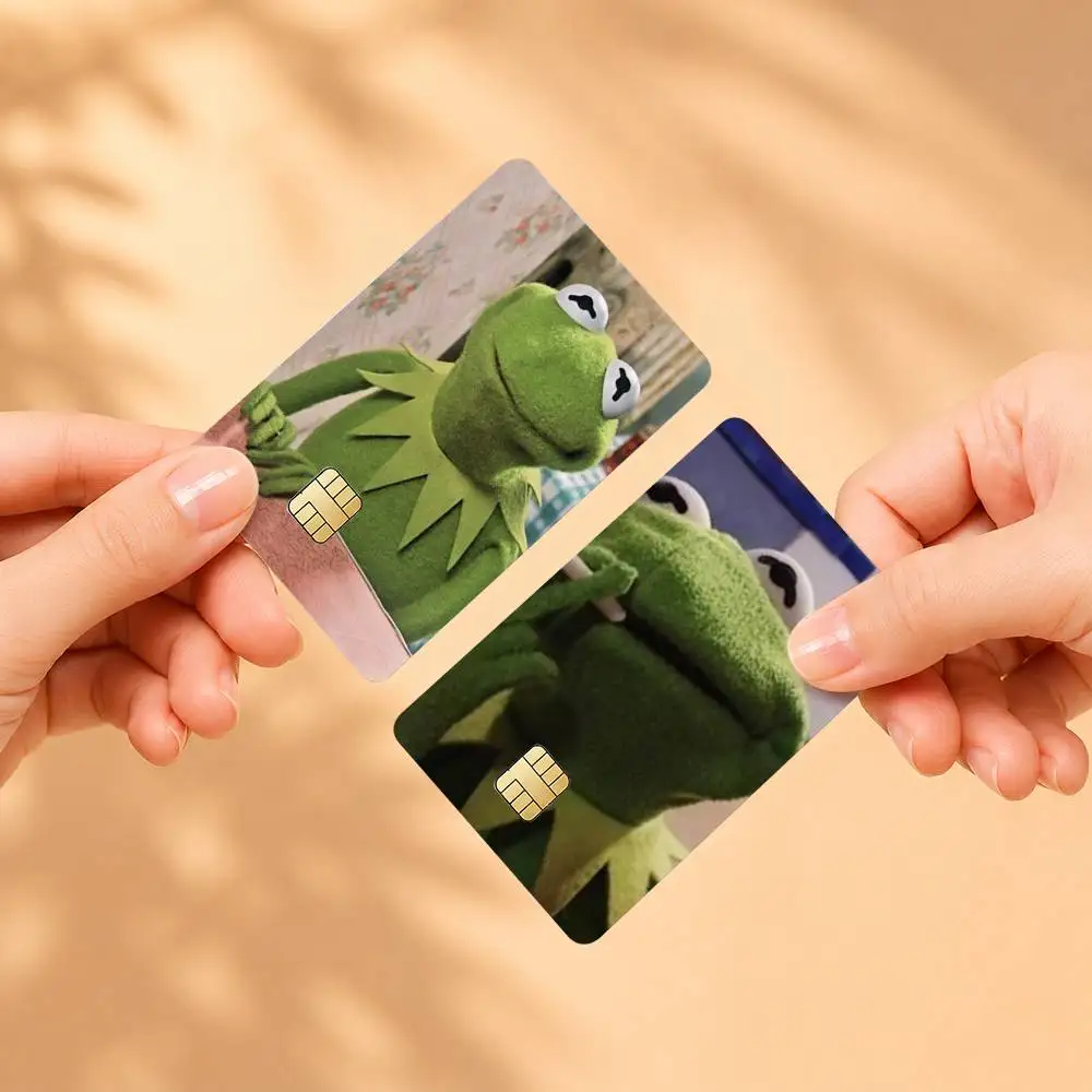 K-Kermit the frog Sticker Film Tape Skin for Credit Card Debit Card Waterproof Stickers