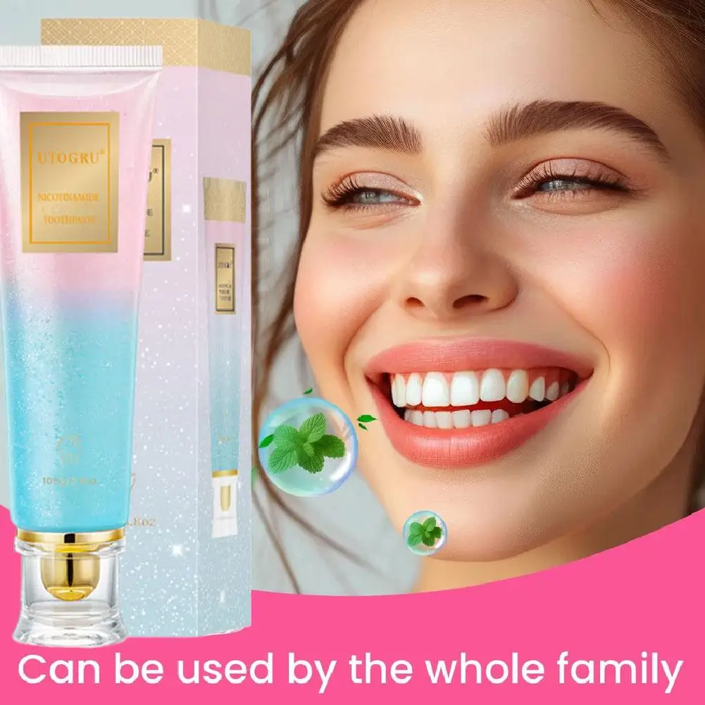 Niacinamide Whitening Toothpaste Fresh Breath Intensive Enamel Stain Care Tooth Removal Toothpaste Periodontitis Protect W7S3