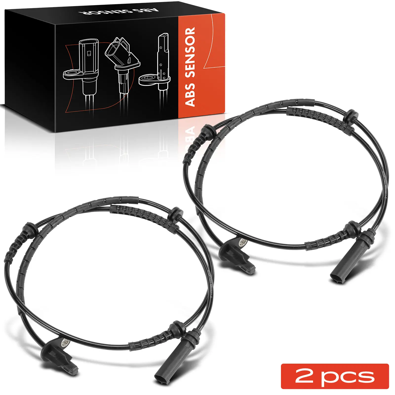 Frankberg 2x capteur ABS pour essieu avant gauche et droit pour BMW Série 3 Série 2 2018 5S17616