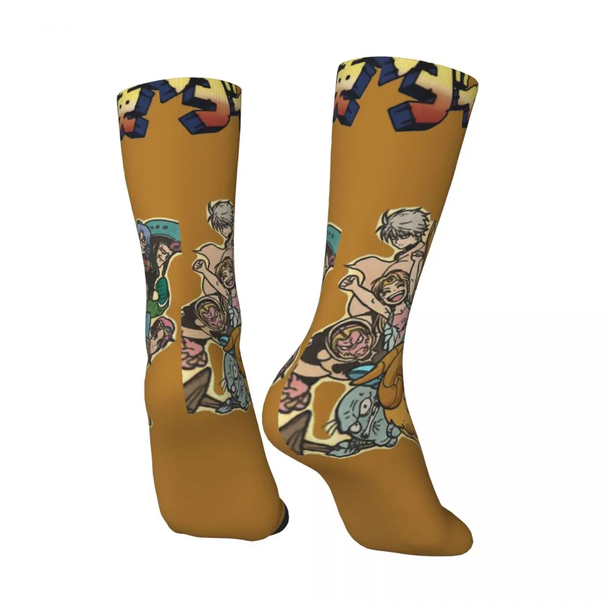 Hip Hop Retro Dai No Daibouken Crazy Men's Socks Unisex Dragon Quest Harajuku Seamless Printed Funny Novelty Happy Crew Sock