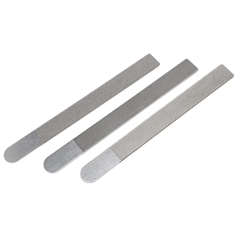 Guitar Nut File Fret Crowning Slot Filing Luthier Tool Kit Repair for Guitar Stringed Instruments 3Pcs Set