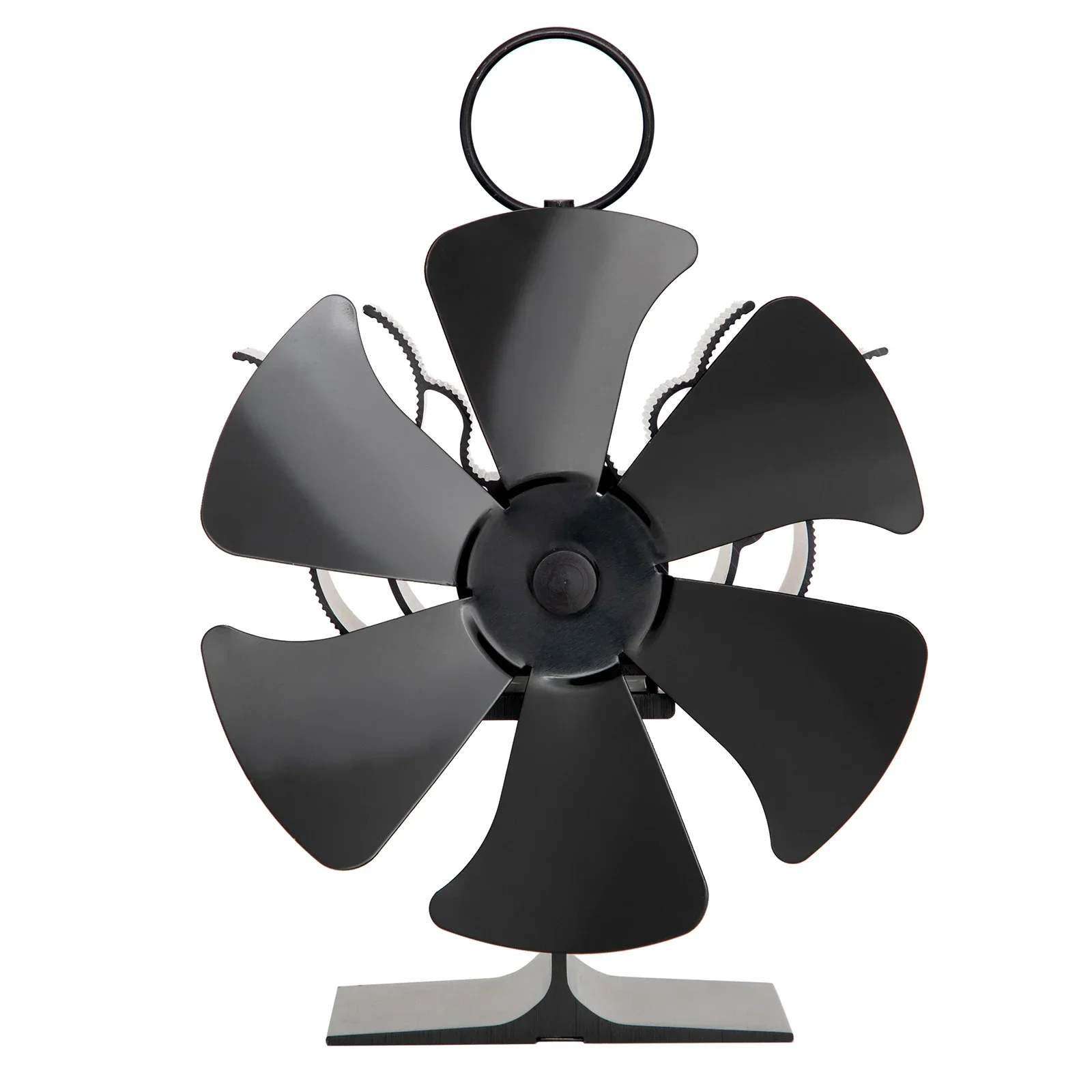 

6 Blade Fan Fireplace Fan Wall Mounted Stove Fan Eco Quiet Fan Furnace Fan Heat Powered Home Heater Log Wood Burner