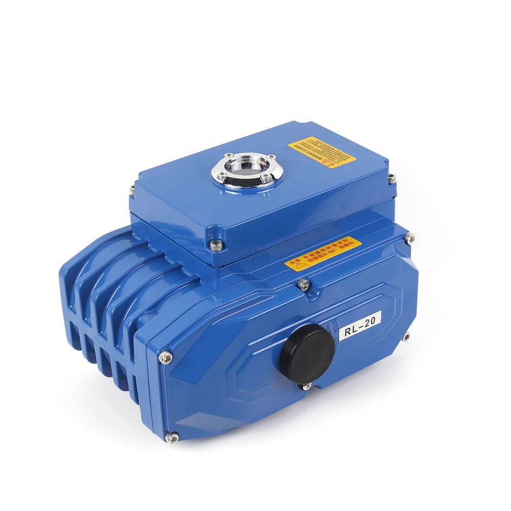 Atuador elétrico Válvula, Atuador elétrico, Curso angular