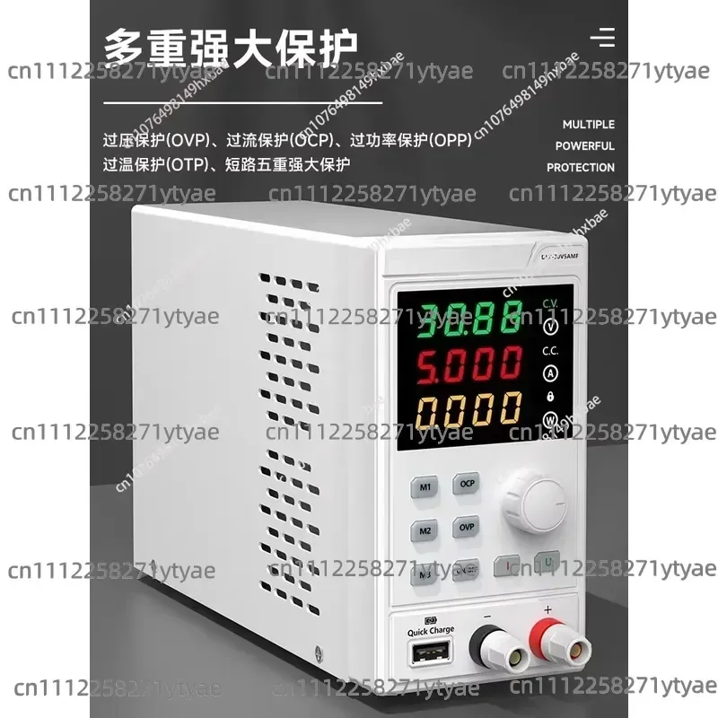 DC Power Supply Unit Adjustable 4 Digit Mini Lab Bench Power Supply Source Memory Function Voltage Regulator
