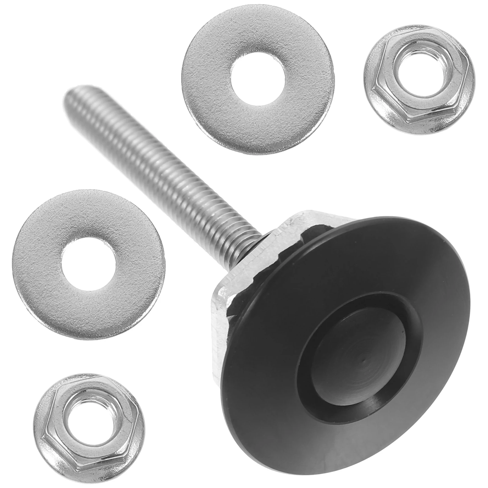 

Engine Lock Durable Iron Bumper Fasteners Hood Pin Kit Quick Latch Bumper Release Reliable Car Fastener Racing Style