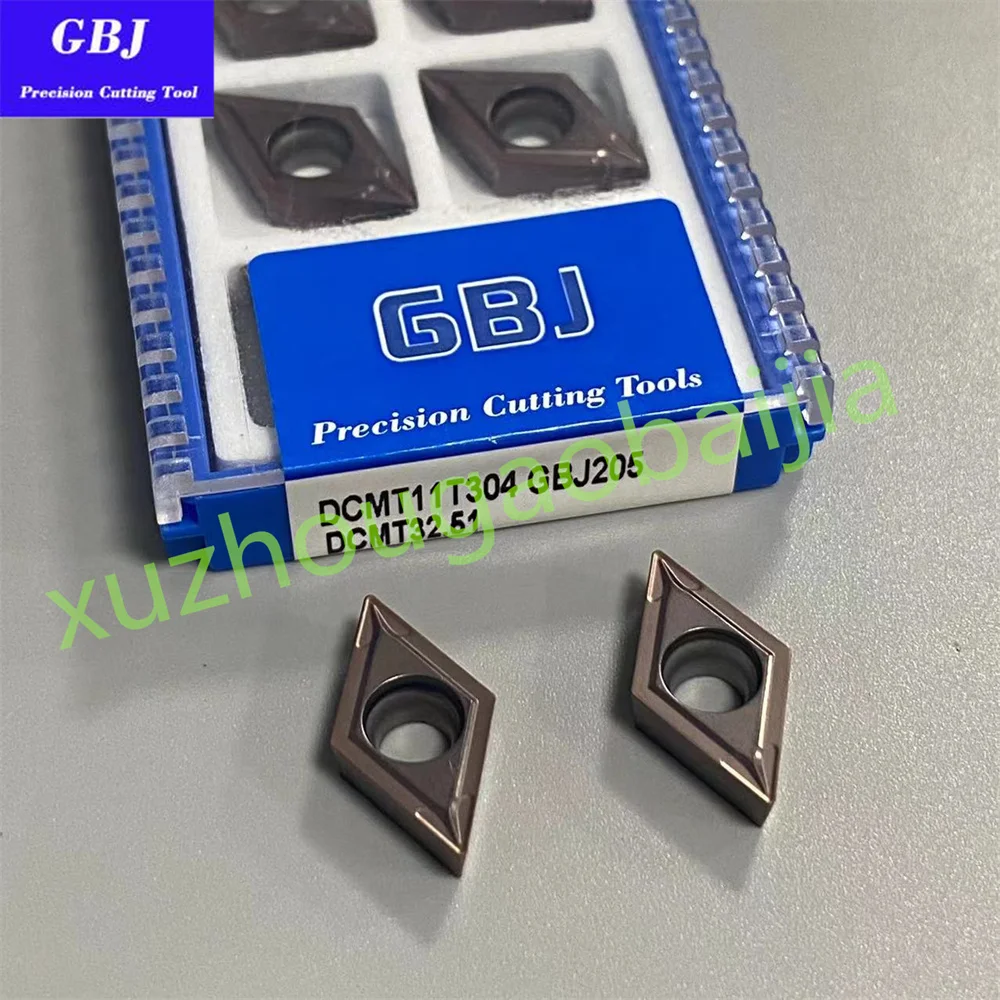 GBJ-CNC DCMT11T304  DCMT11T308 GBJ205 DCMT 32.51 32.52 Stainless steel Turning insert High quality