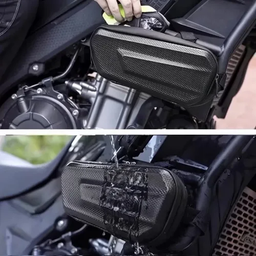 Imagen 2 del producto Bolsa impermeable para cuadro de motocicleta y paquete de tubo superior MTB, bolsa Universal para almacenamiento de bicicletas para accesorios de ciclismo