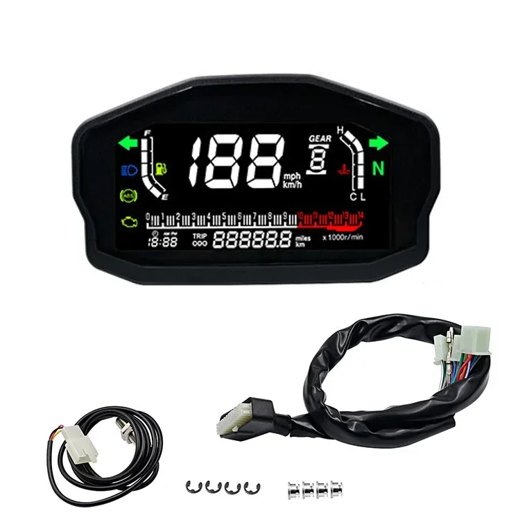 

Universal Motorcycle Digital Dashboard Speedometer Lcd Board For Motorcycle