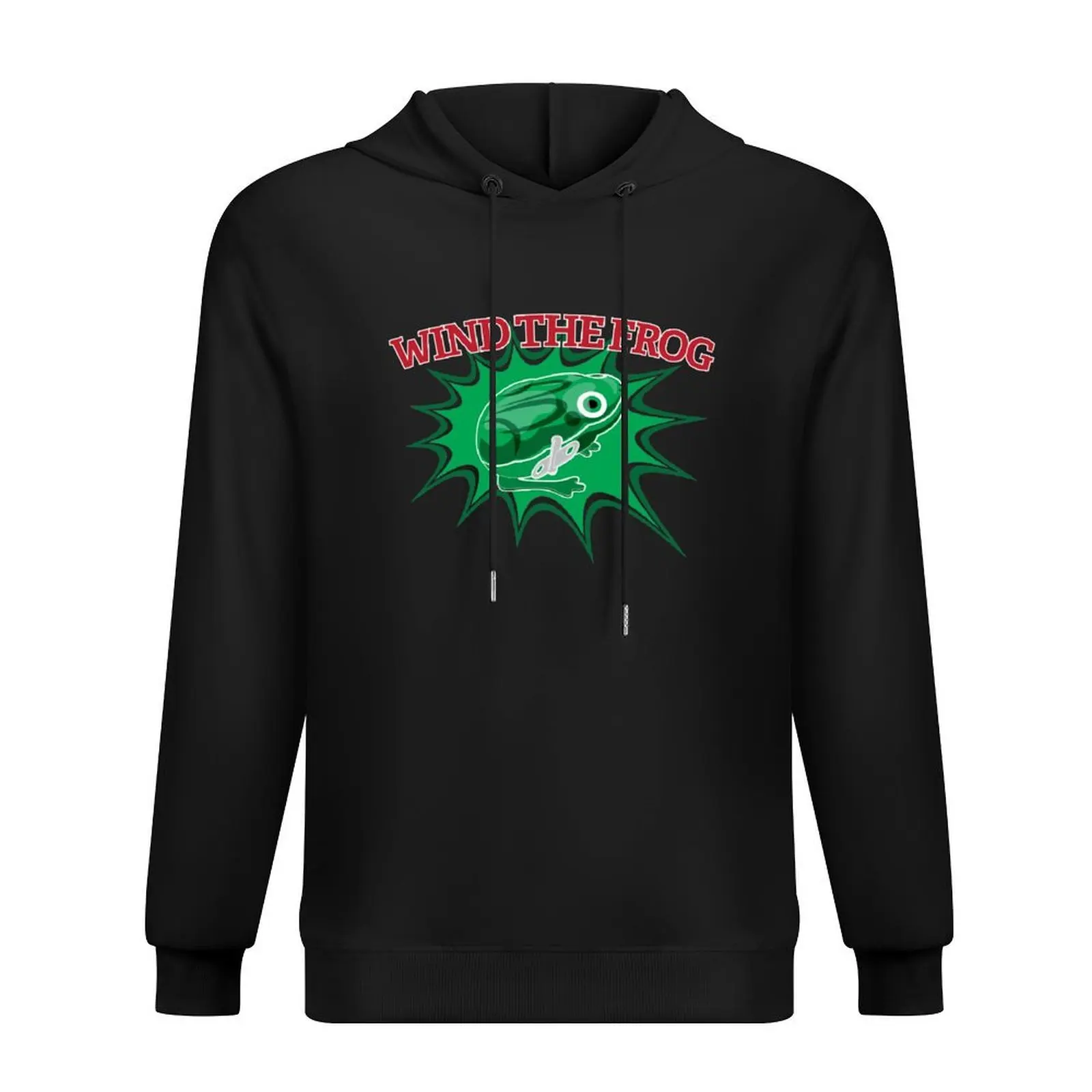 

Wind the Frog Hoodie clothes for men graphic t shirts men men's autumn clothes fashion men pullover hoodies