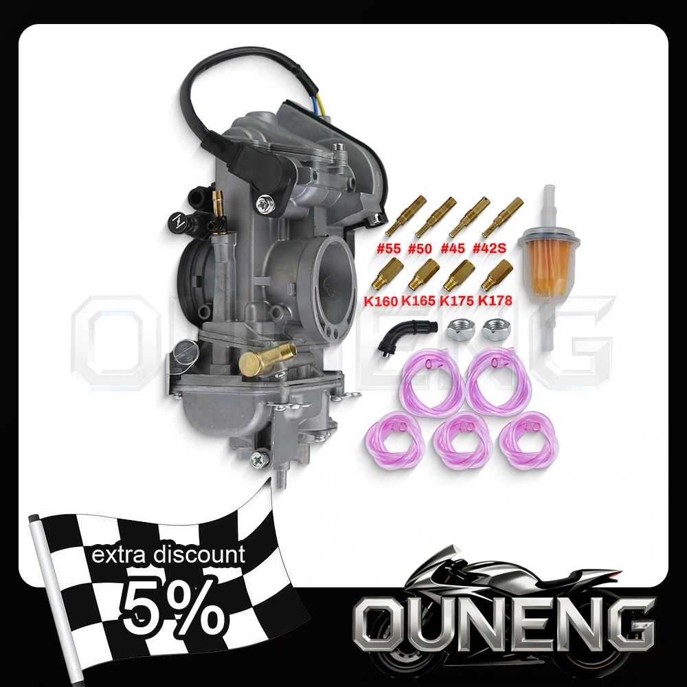 FCR 42mm Carburetor Kit For Honda XR600R XR650R Suzuki DR650 Yamaha XT600 KLR650 400 650cc Motorcycle Replacement Carb