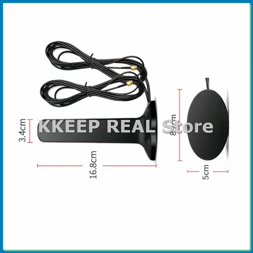 GSM 4G 5G Antenna 600-6000MHz 12DBi High Gain Omni Magnetic Base Aerial for CPE (SMA Male)-A20R