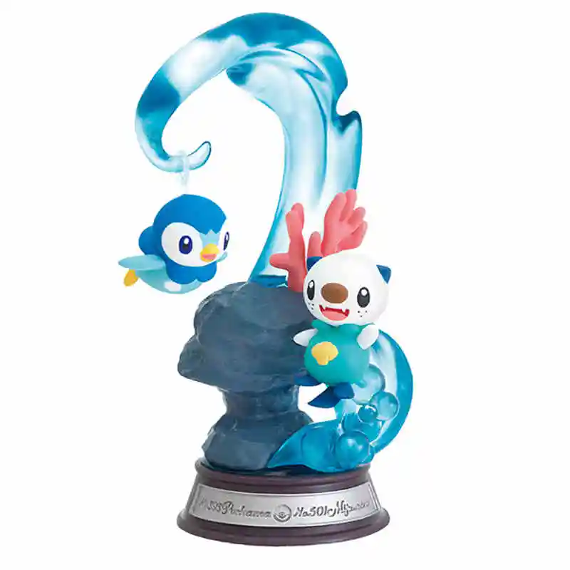 Echte Re-Ment Pokemon Swinging Swing Collection 3 Pikachu Jirachi Greninja Anime Action Figure Model Decor Speelgoed Verjaardagscadeau
