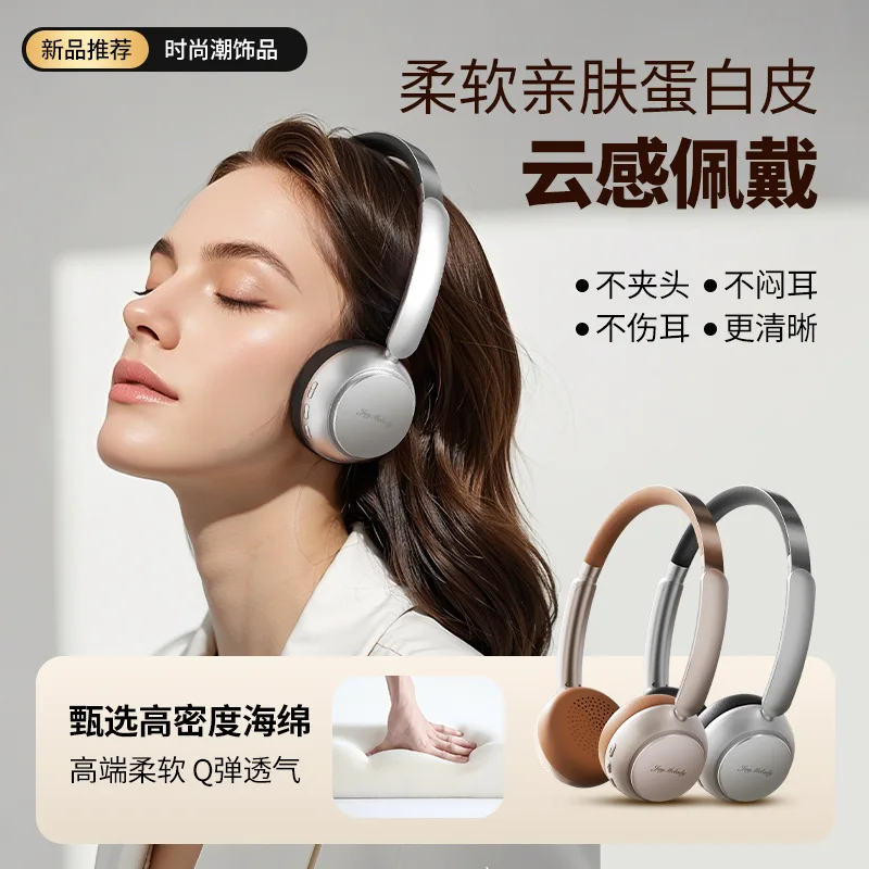 

2025 hot sale Cross-border popular headset Bluetooth headset, retro wind noise reduction Bluetooth headset, new long-life Blueto