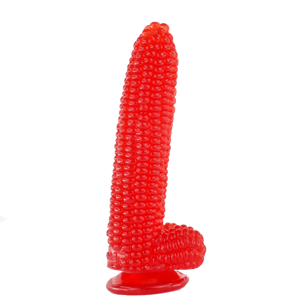 FRKO Corn Anal Plug With Suction Cup Vegetables Dildo Sex Toys For Women Vagina G-Spot Massage Masturbator Adult Game Goods