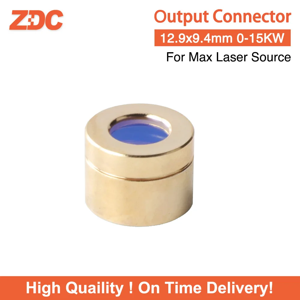 Imagem -02 - Zdc Max Saída Protetora Conector Lente Grupo com Lente Tampa Protetora D12.9h9.4 para Max Qbh Fibra Laser Máquina de Corte