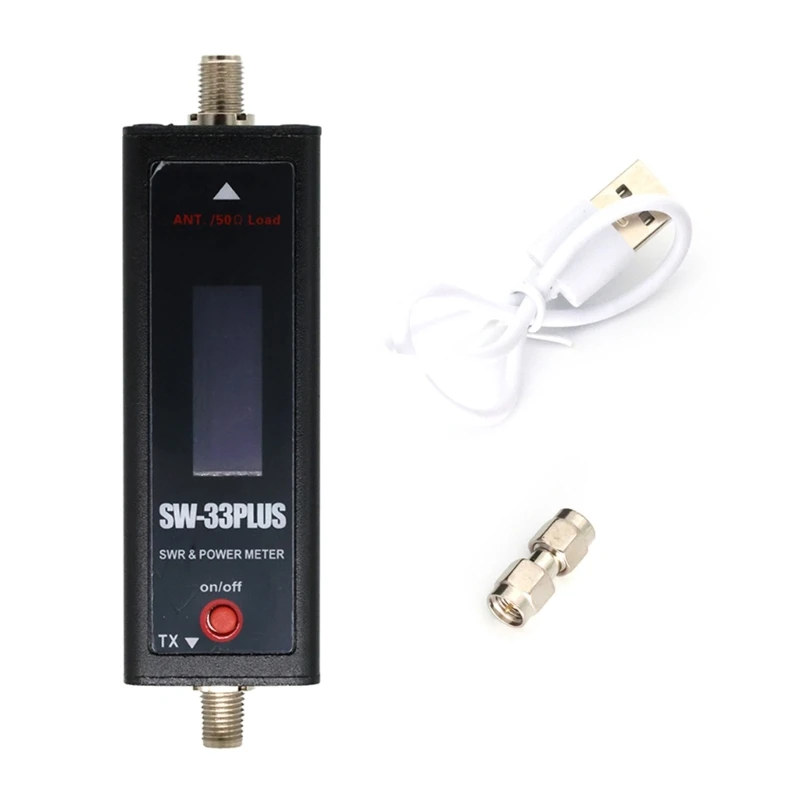 Medidor de potência e swr para 125-525mhz vhf/uhf digital swr medidor analisadores de energia swr para análogos walkie talkie