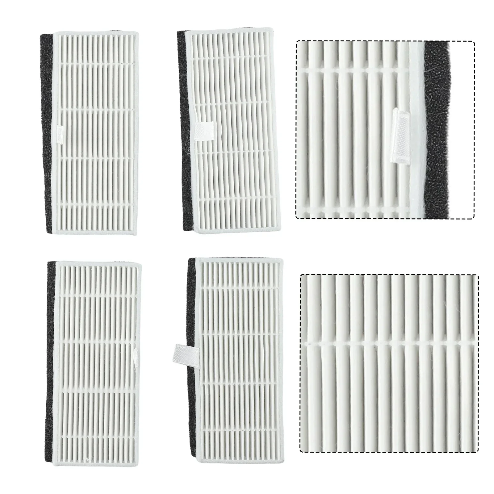 4pcs Vacuum Cleaner Filters Replacement For Kyvol R9 Robotic Vacuum Cleaner Replace Spare Parts Replacement Parts