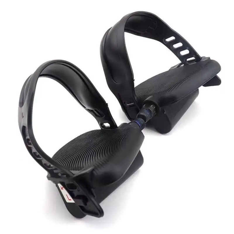 Bike Pedal Replacement Accessories 1 Pair Adjustable Rubber Strap Wear-Resistant Cycling Parts for Cruiser Bikes Beach Riding