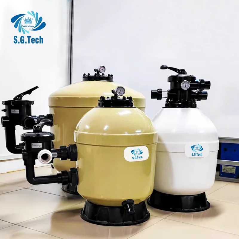 

Hot Factory Supplied Custom Plastic Fiberglass Water Crown Pool Filters Sand Cylinder Filtration System Swimming Pool Accessorie
