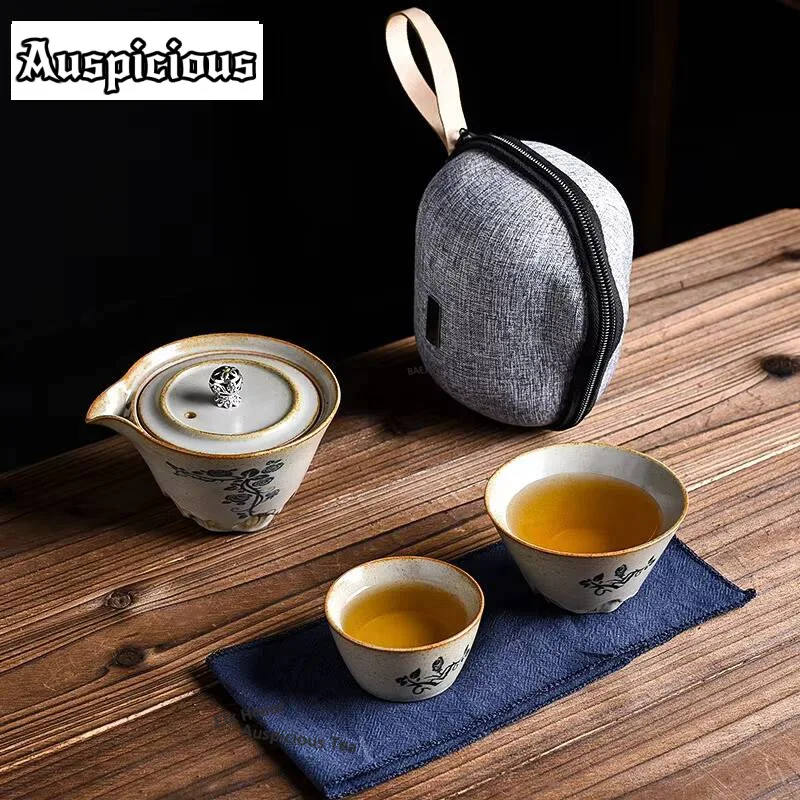 

Plant Ash Travel Kuai Ke Cup Household Ceramic Tea Water Separation Teacup Portable Anti-scalding Filter Water CupTeaset Gifts