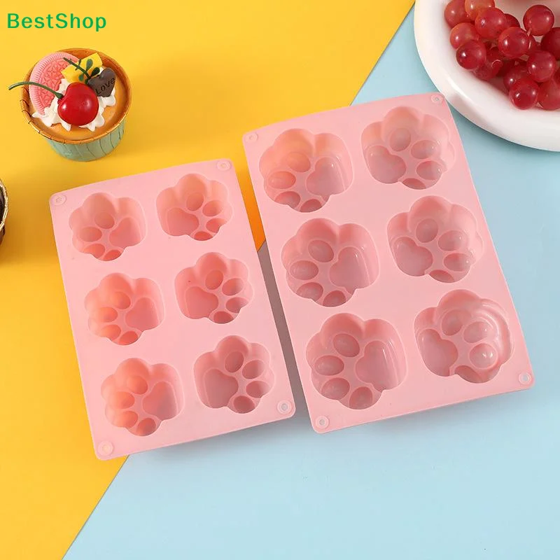 ♬Cat Claw Shape Chocolate Silicone Mold DIY Baking Cake Decoration Mold Candy Pudding Jelly Soap Mold Drip Glue Mold Ice Tray view 4
