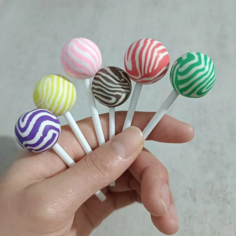 Simulation Lollipop Models Candy Gift DIY Decoration Materials Cake Small Ornaments Figma Crafts Gifts 6pc/lot