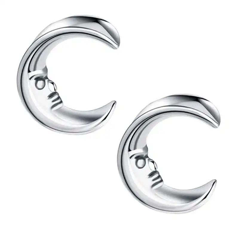 2023 Moon Star Stainless Steel Ear Plugs and Tunnels Ear Piercings Earlets Screwed Earring Expander Ear Gauges Body Jewelry