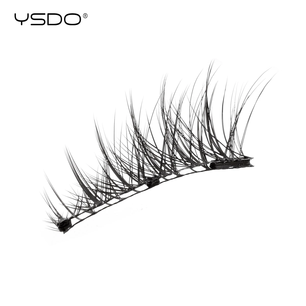 YSDO Magnetische Wimpern, 1/2 Paar, kein Kleber erforderlich, magnetische falsche Wimpern mit Pinzette, wiederverwendbar, natürliche, lockige Wimpern, Faux Cils Make-up – Detail 17