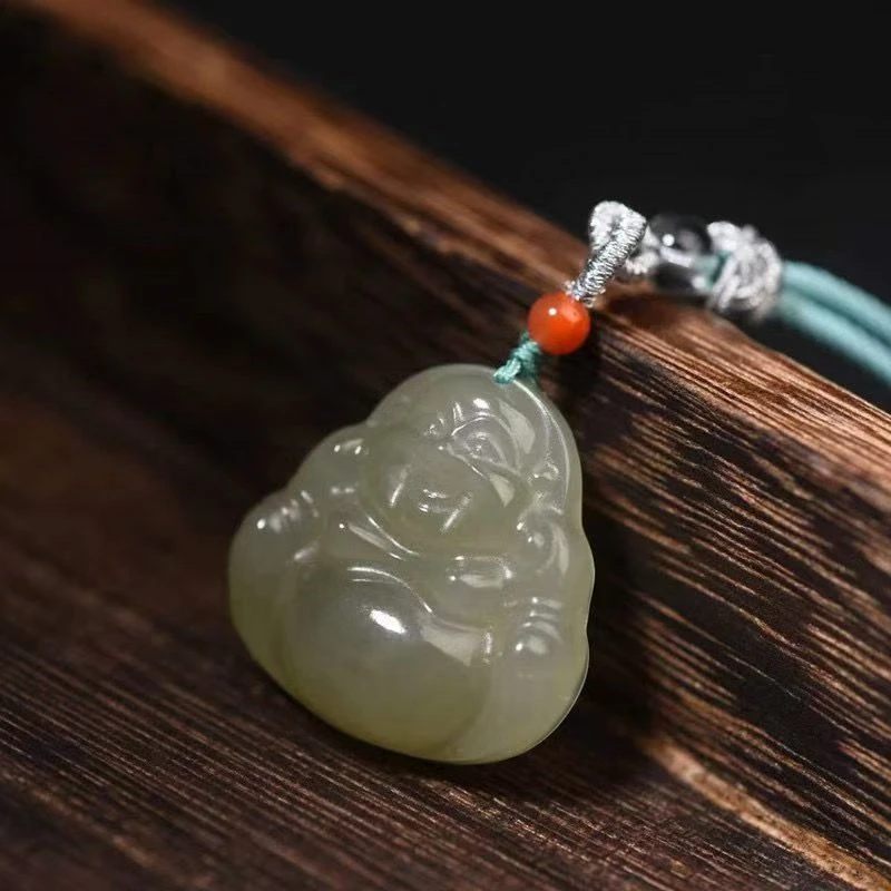 New Chinese handicrafts, high-quality natural Hotan Jade male and female pendants, exquisite ornaments, auspicious ornaments