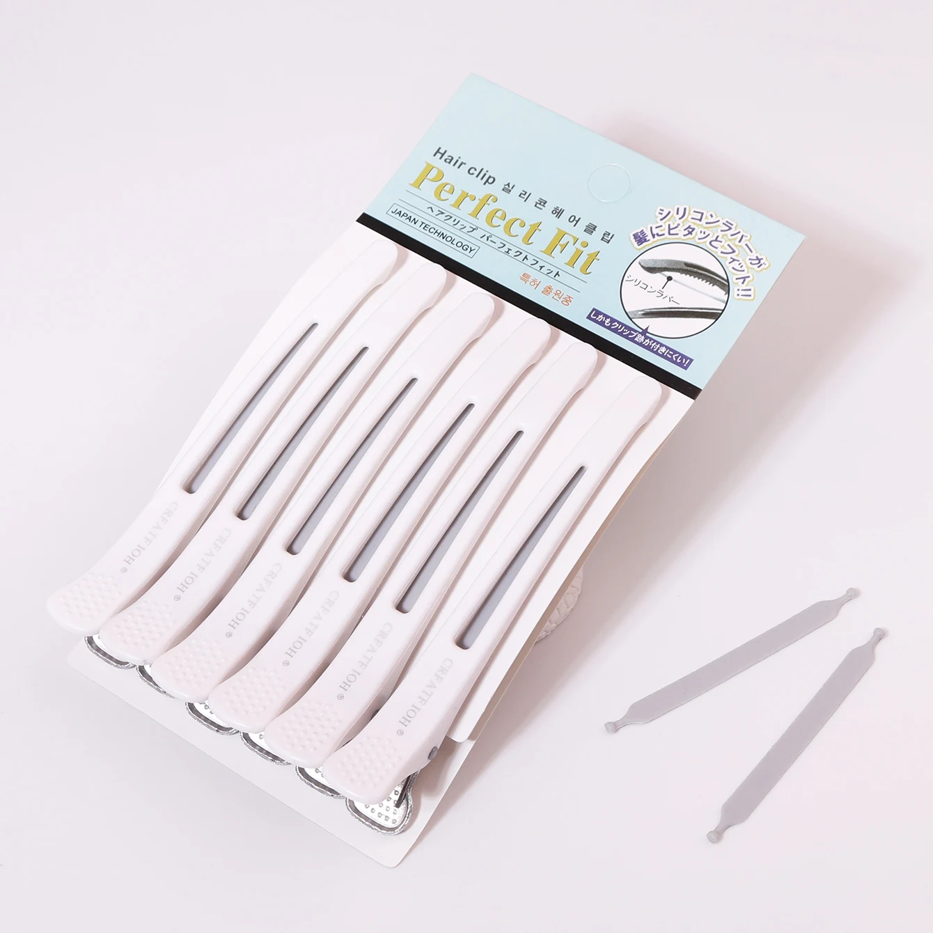 6Pcs 미용 원활한 클립 긴 머리핀, 주름 없음 미용 머리핀, 미끄럼 방지 머리핀, 실제 머리 가발 전용