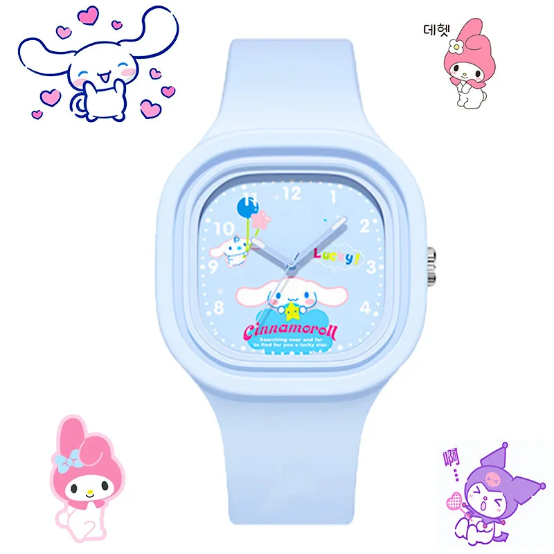 3D HelloKitty Cartoon Quartz Watchs Anime Figure Kuromi My Melody Women's Fashion Waterproof Watch Kid Birthday Gifts view 6