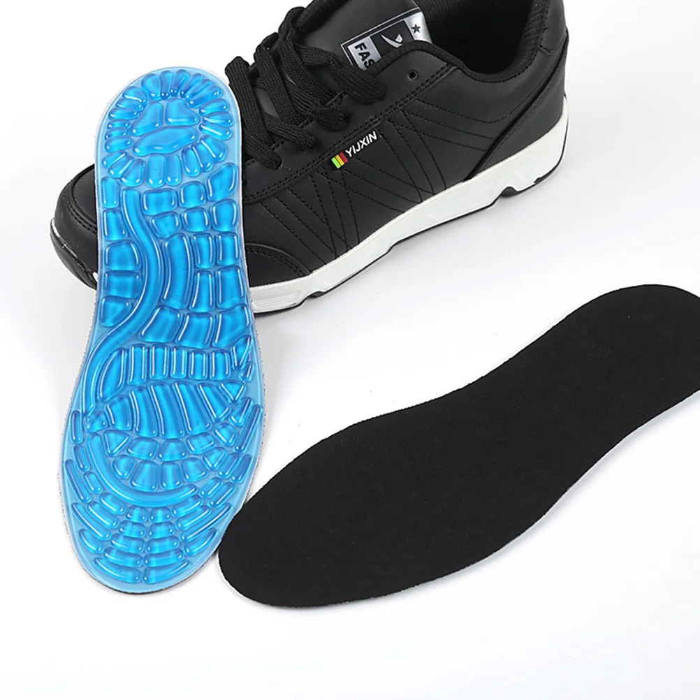 

Gel Shoe Insoles Foot Cushion Pads Massaging Anti-Slip Sports Insole For Men Women L Size Hiking Running Knee Back